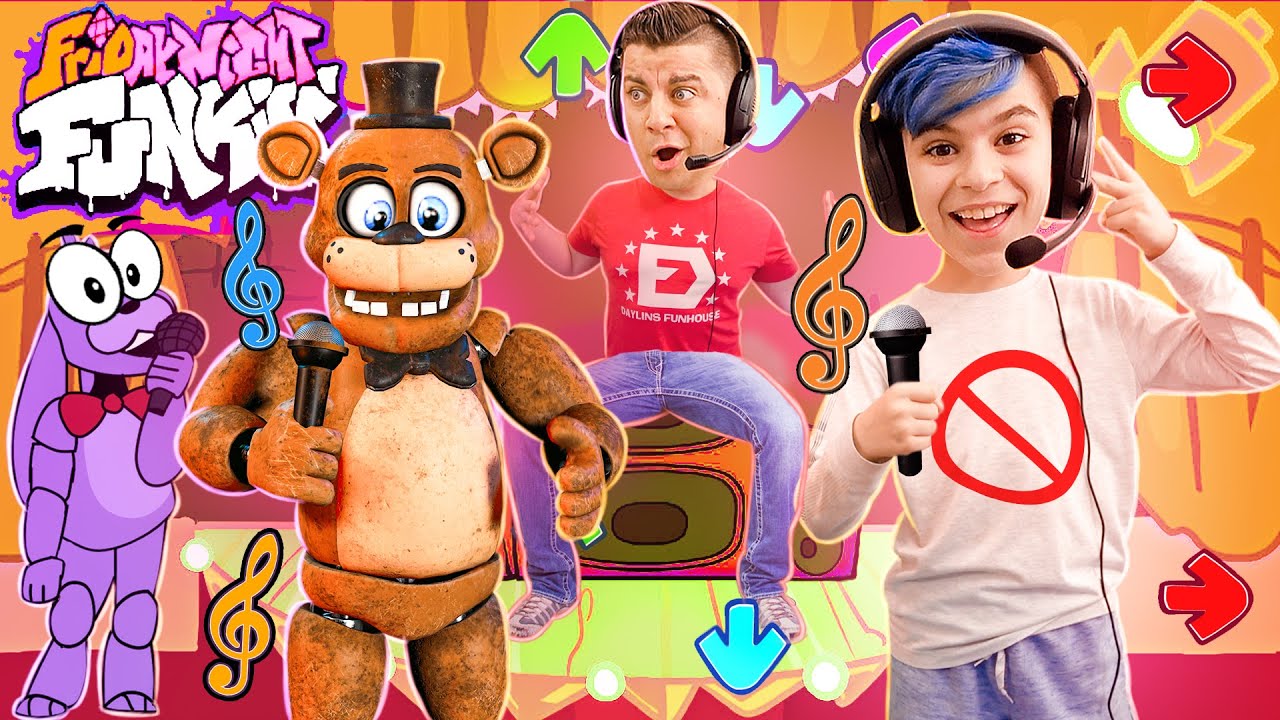 Friday Night Funkin but at Freddy Fazbears Pizzeria! FNAF Mod