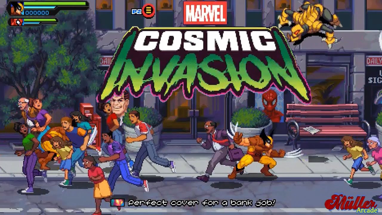 Wolverine & spiderman Unleash Cosmic CHAOS 🌌🔥 | MARVEL Cosmic Invasion Demo #Arcade #Epic #MARVEL