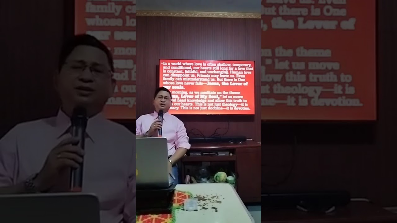 REV. DR. ALEXANDER S. CARREON TOPIC: JESUS LOVER OF MY SOUL