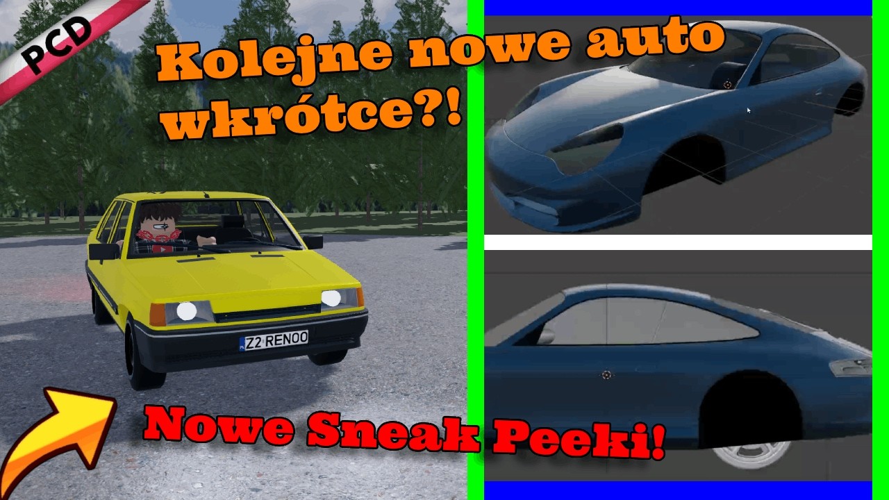 NOWE SNEAK PEEKI DOTYCZĄCE DODANIA NOWEGO PORSCHE DO POLISH CAR DRIVING!!!