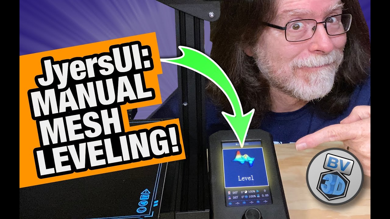 Идеальные первые слои с ручным выравниванием сетки — JyersUI на Ender-3 V2