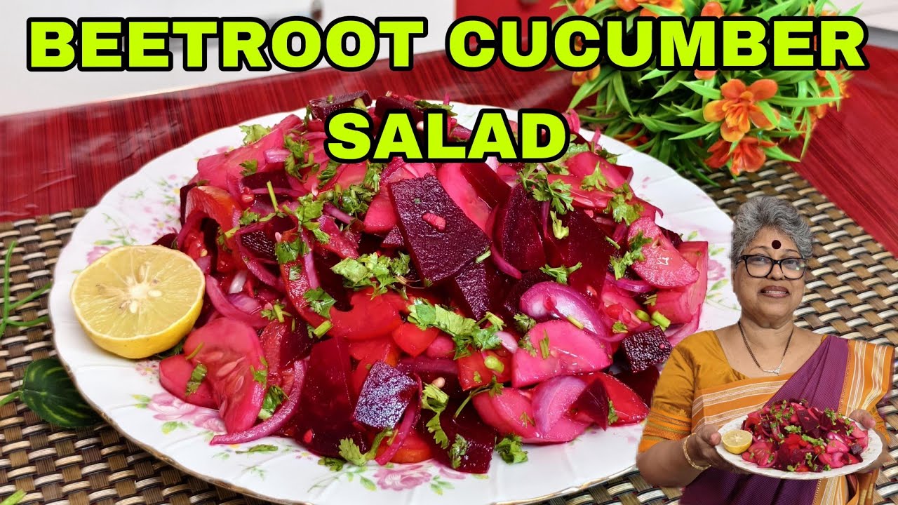 Beetroot Cucumber Salad|Easter Menu| Healthy and Tasty, Mangalorean cuisine#Mangaloreanstyle #yummy
