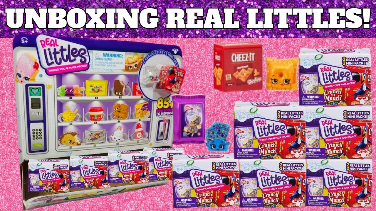 UNBOXING Shopkins REAL LITTLES Season 14  Blind Bag Opening!!