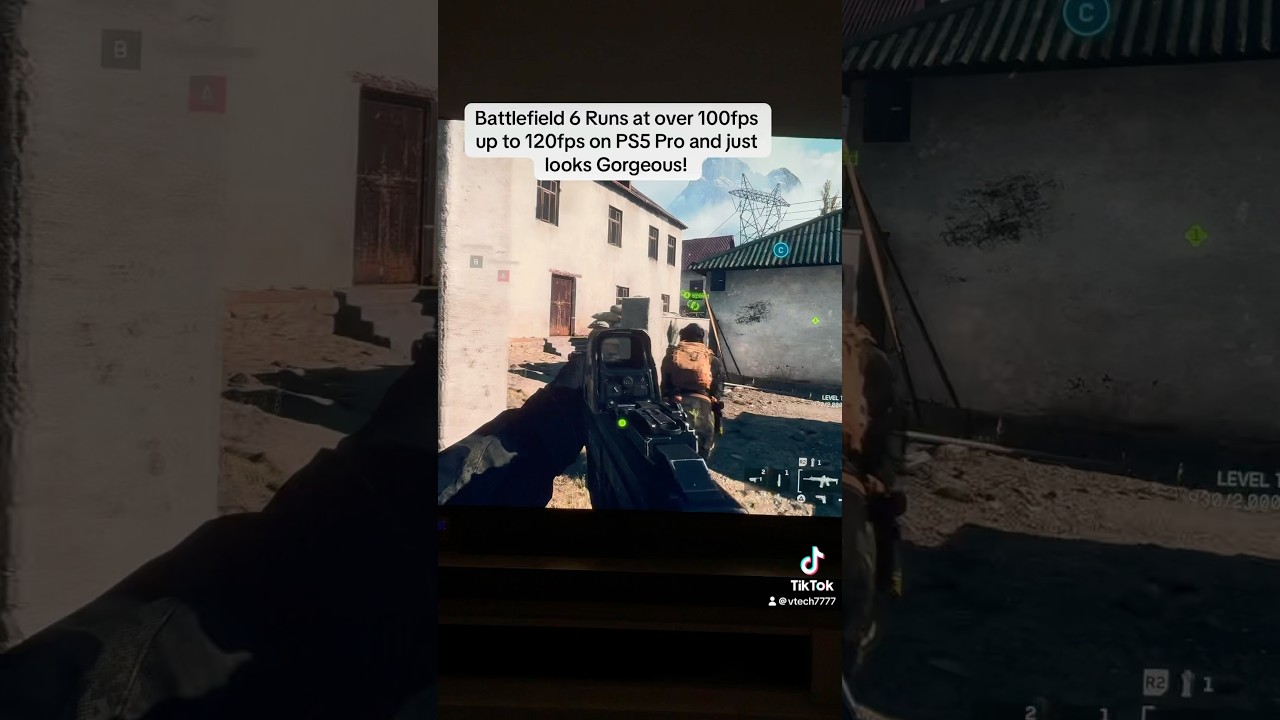 Battlefield 6 True Next Gen Shooter! Up to 120fps on PS5 Pro and looks insane! #ps5pro #gaming #cod