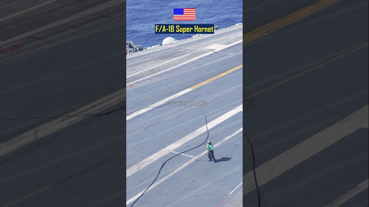 Important Cable Used to Save F/A-18 Super Hornet Aircraft During Carrier Landings