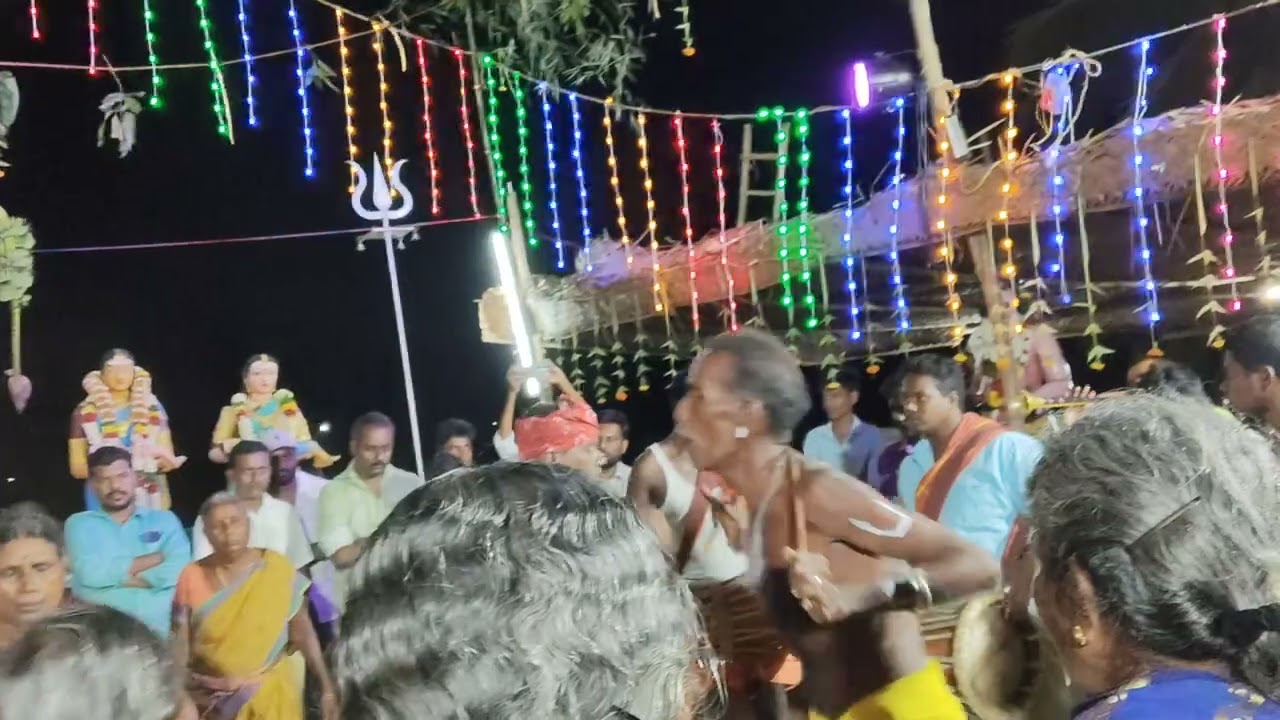 கொத்துக்காடு மூலக்கிணறு கருப்பராயன் கோவில் மாயவர் பூஜை part 1