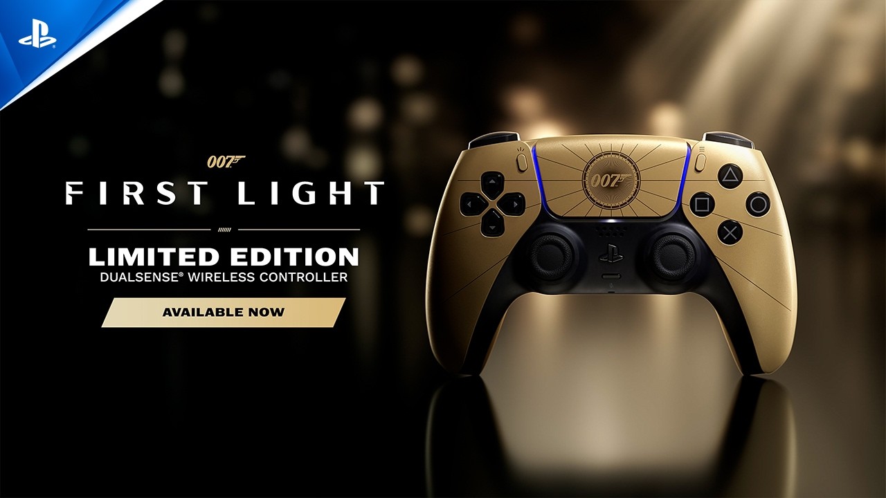 007 First Light Limited Edition DualSense Controller - Available Now | PS5 & PC Games