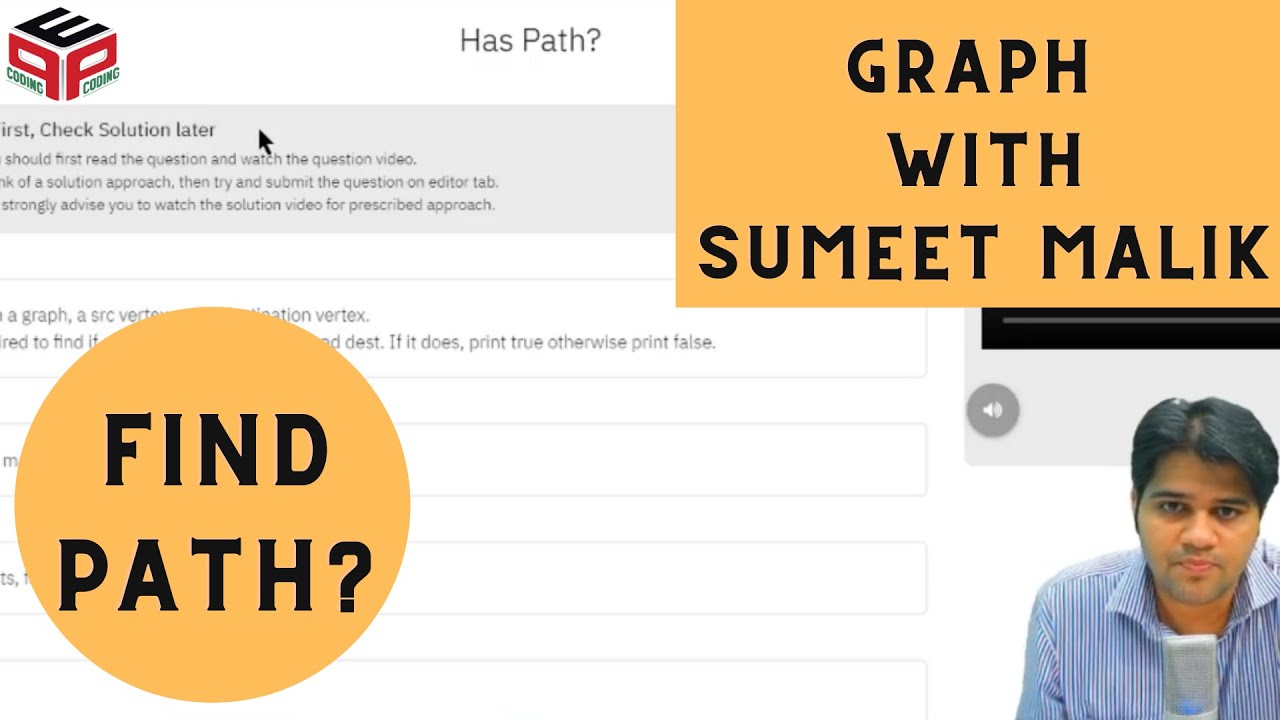 How to Find Path in Graphs using Depth First Search | Graphs in Data Structures