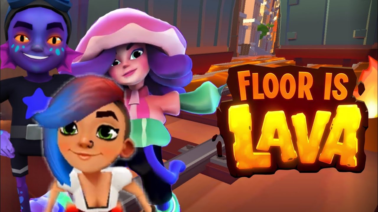 NO FLOOR CHALLENGE: SUBWAY SURFERS THE FLOR IS LAVA 2024