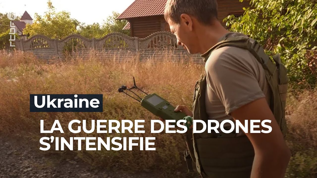 La guerre des drones s'intensifie en Ukraine - RTBF Info
