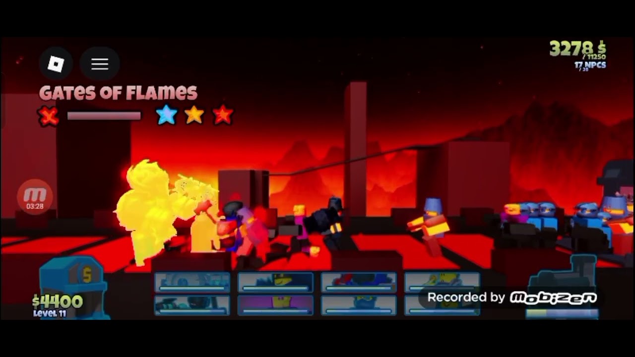 The battle bricks A easy 3 star gates of flames tumore guide