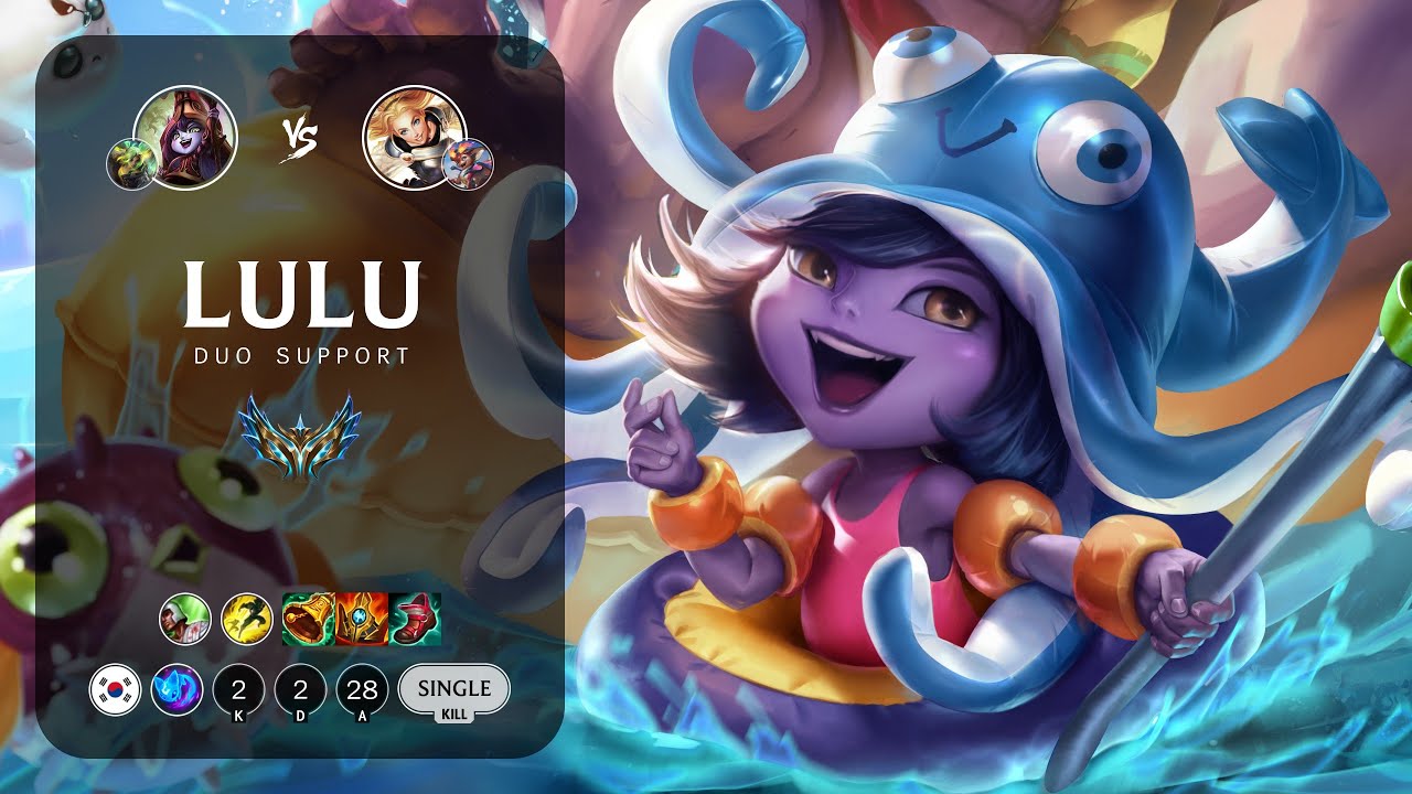 Lulu Support vs Lux - KR Challenger Patch 14.5