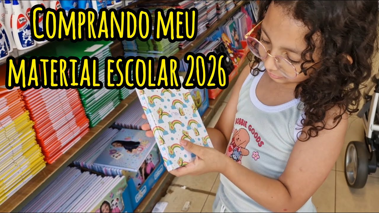 Comprei todo meu material escolar 2026