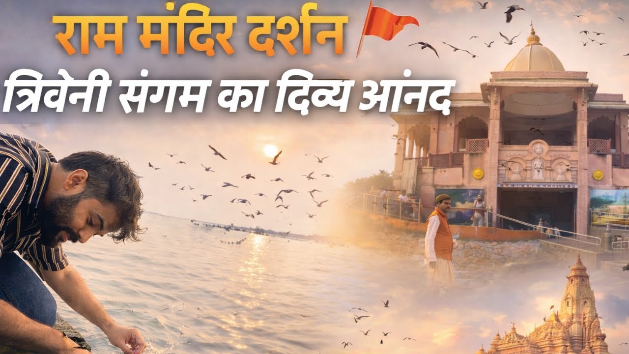 Somnath Mein Ram Mandir Darshan 🙏 | Triveni Sangam Ka Divya Anand