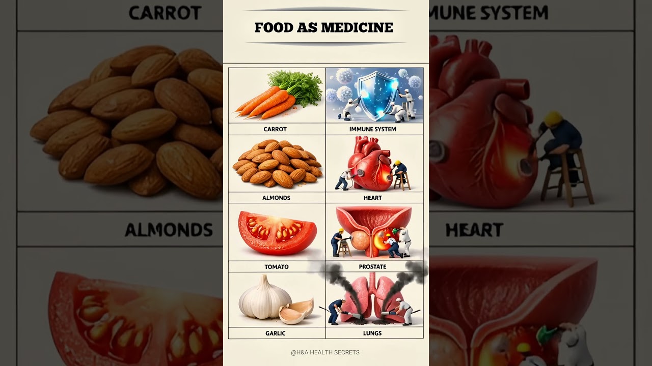 The Blueprint of Nature: Food as Medicine.#foodasmedicine #shorts