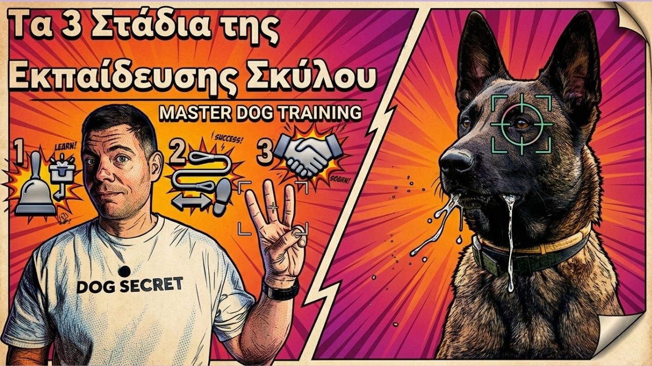 Τα 3 Στάδια της Εκπαίδευσης & Γιατί ο Σκύλος σου ΔΕΝ σε Ακούει