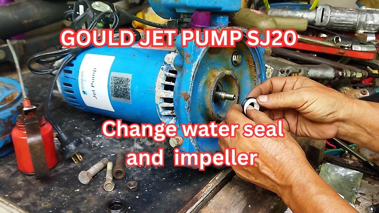 Gould pump SJ20 change water seal and impeller ytp