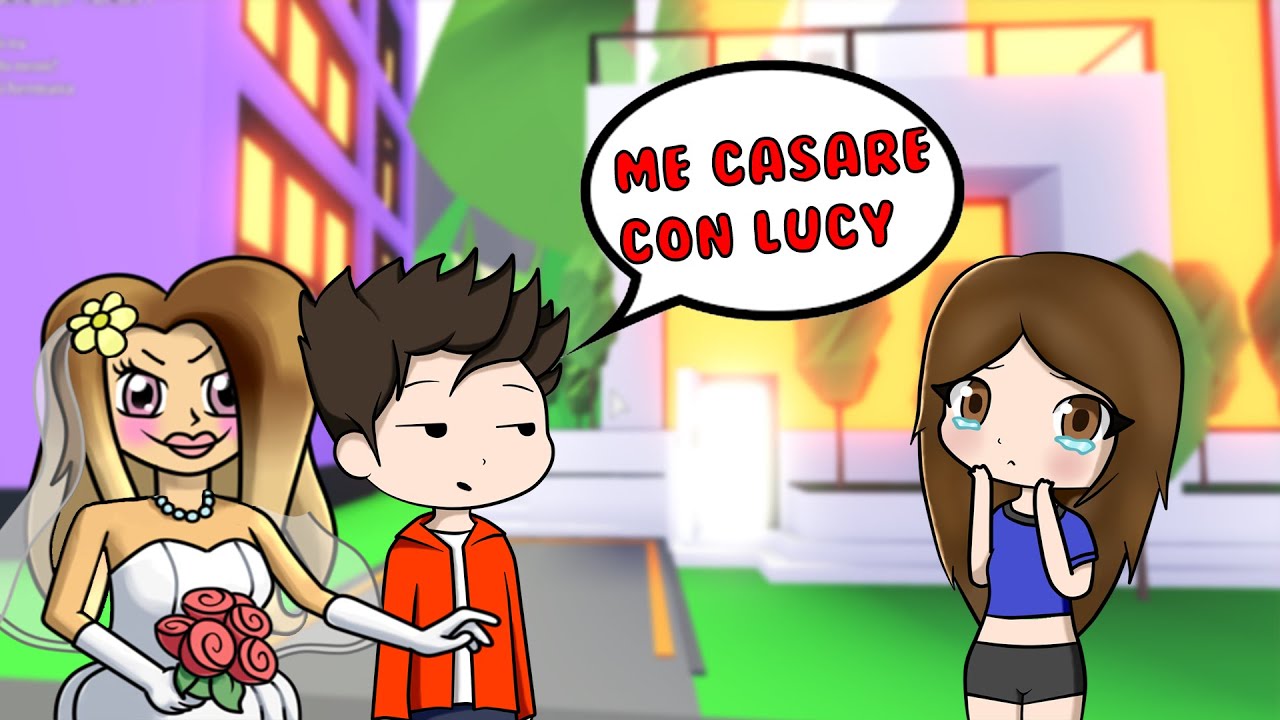 AUGUS  ME ENGAÑA Y SE CASA CON LA LOCA LUCY EN ROBLOX