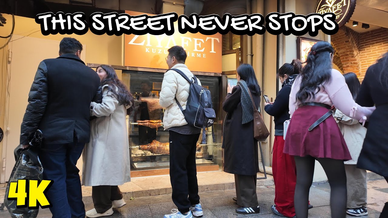 Уличная жизнь Сиркеджи в Стамбуле 🇹🇷 | Трамвай, еда и укромные уголки (прогулка на 4 км)