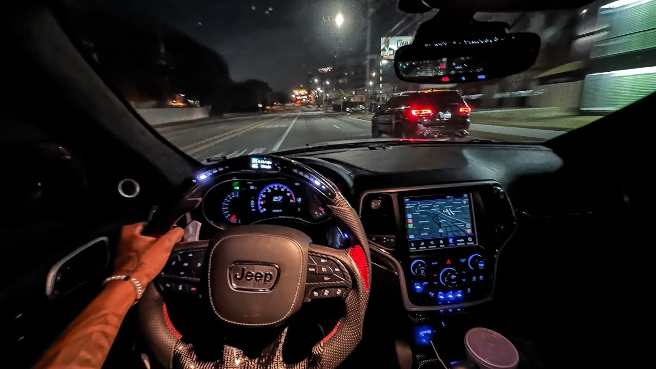 TRACKHAWK & SRT JEEP IN THE CITY POV