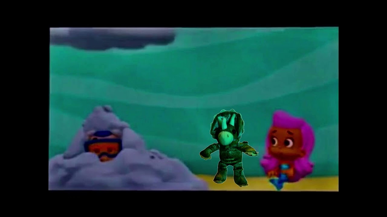 SF Green Triceratops In Bubble Guppies: Arctic Life On TV