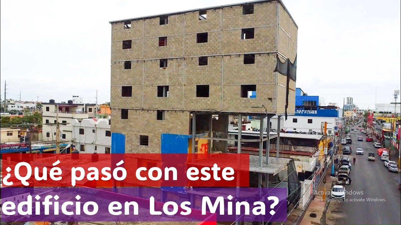 ¿Qué pasó con este edificio de Los Mina? Santo Domingo Este, República Dominicana