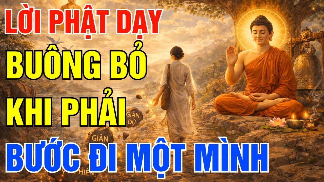 Phật Dạy Về Buông Bỏ Khi Phải Bước Đi Một Mình Để Tâm An Lạc Và Sống Bình Yên | Pháp Âm Tịnh Tâm