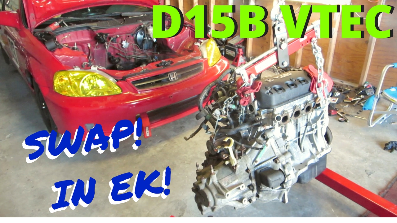 D15B VTEC SWAP В EK / EJ8. HSG EP. 5-12