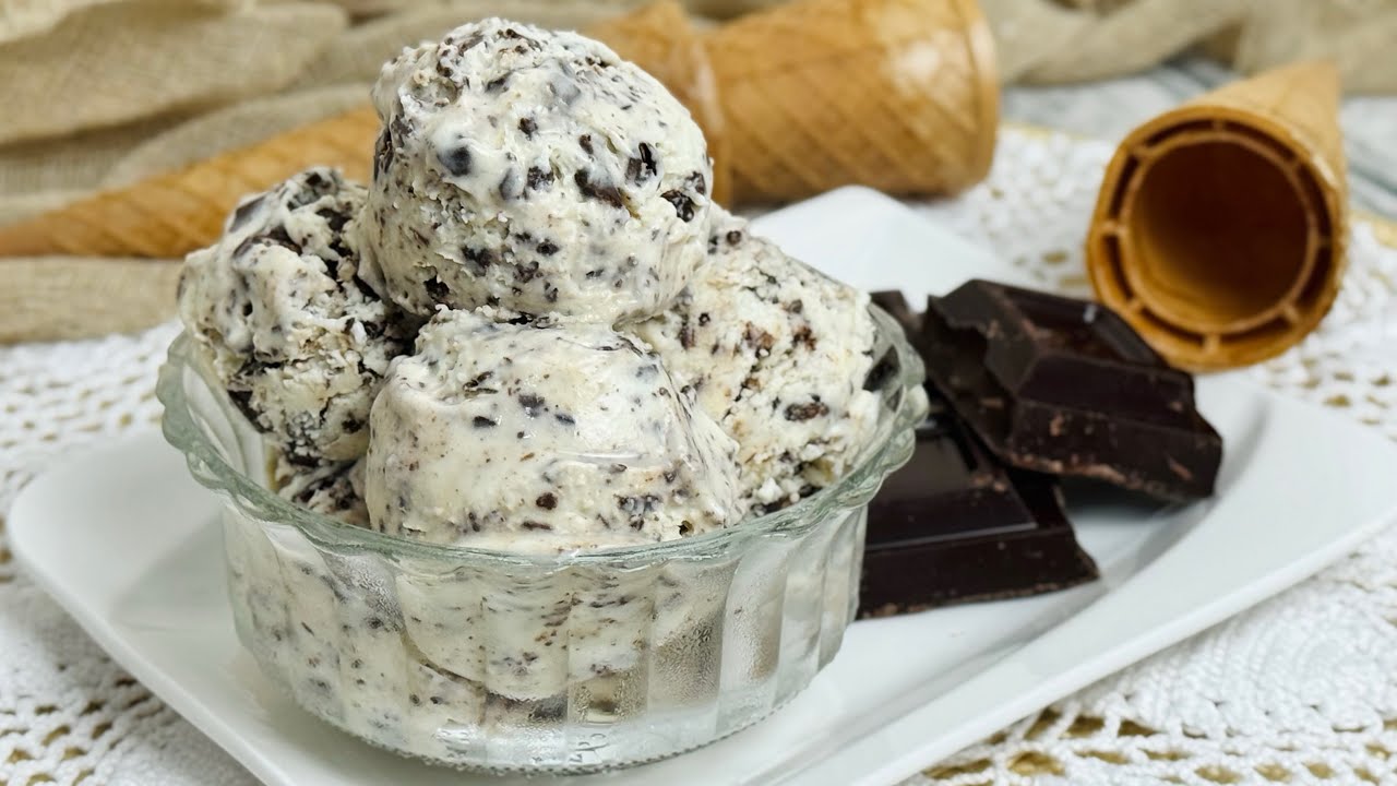 Gelato alla Stracciatella senza gelatiera 