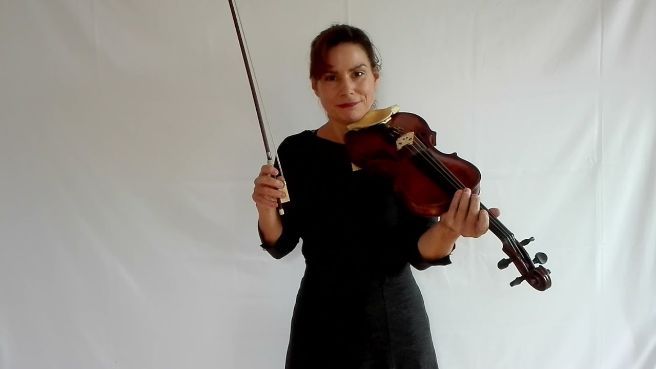 Fast Spiccato in triplets with string crossings : Variation 34 : Sevcik op.3