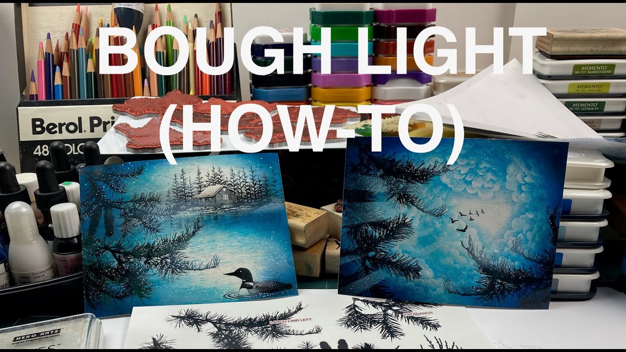 Stampscapes 101: Video 805 BOUGH LIGHT (HOW-TO) full video