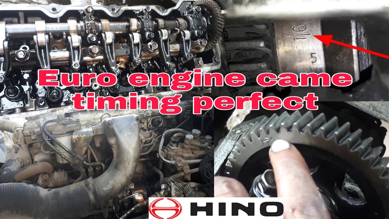 Hino Euro engine JO8C 8e came timing Hino Euro all engine came timing