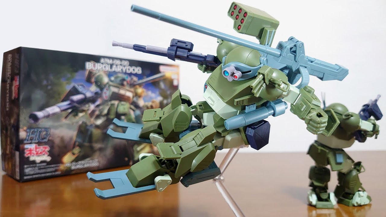 (バーグラリードッグがHGシリーズに！トランプルリガーやミサイルポッドを装備！)HG バーグラリードッグ　レビュー