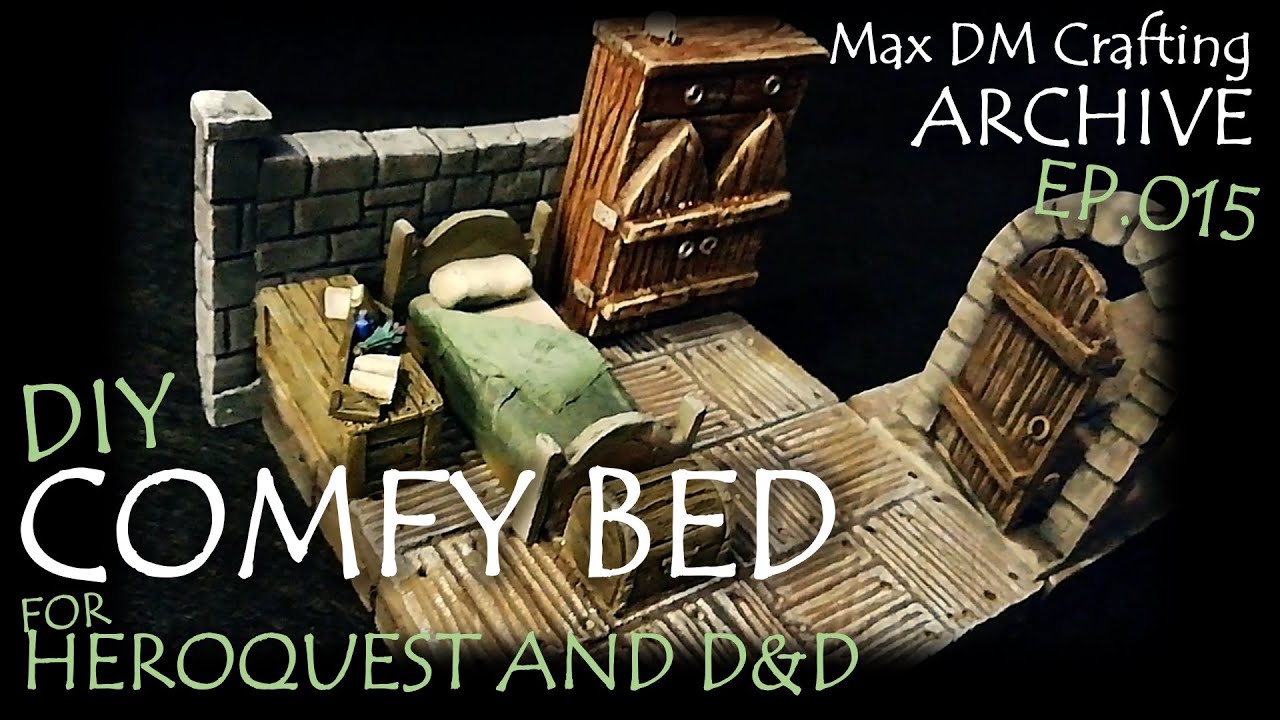 DIY COMFY BED for D&D! | Max DM Crafting Archive - Ep. 015