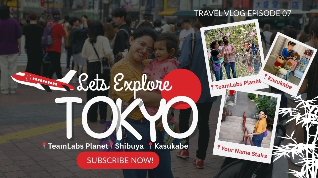 Tokyo Anime & Viral Spots 🇯🇵 | teamLab, Shibuya Crossing, Your Name Stairs (Family Travel)