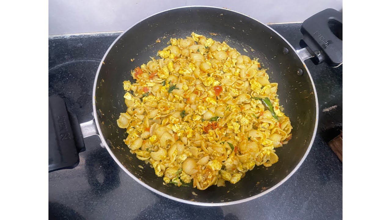 South Indian pasta | காரமான பாஸ்தா 😋 delicious egg pasta 
