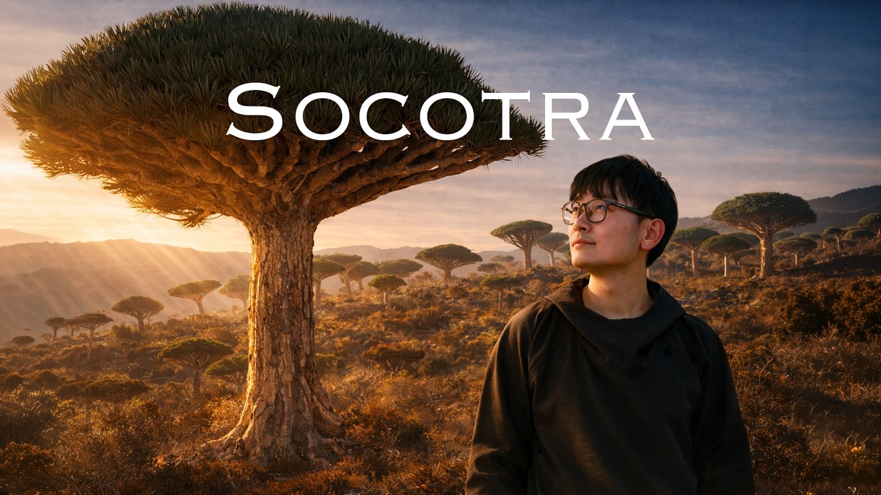 我来到了地球上最神秘的岛屿，简直像外星！中东也门｜Socotra｜Links 4K杜比视界
