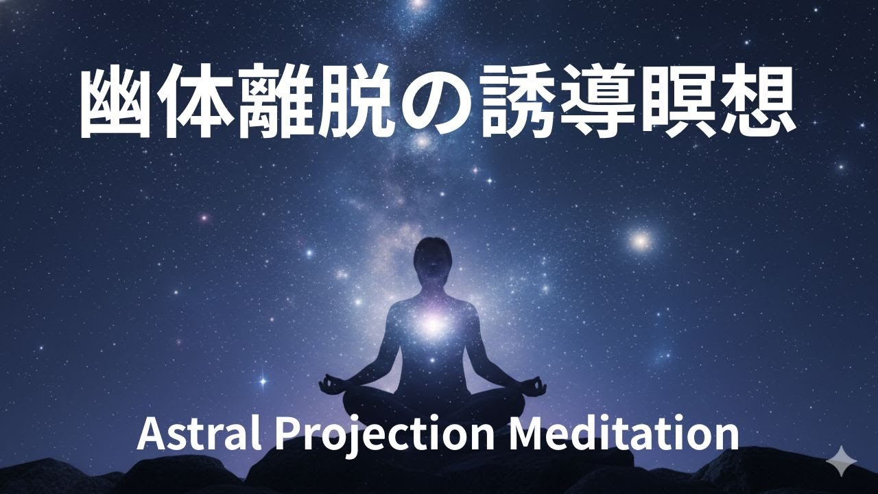 【幽体離脱誘導瞑想】深層意識とつながる静寂の音｜Astral Projection Theta Meditation