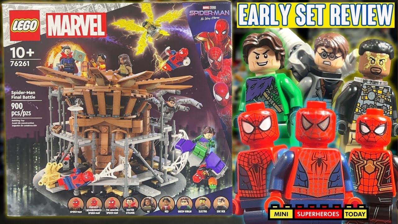 EARLY REVIEW: LEGO Spider-Man No Way Home Final Battle (Set 76261 Review)
