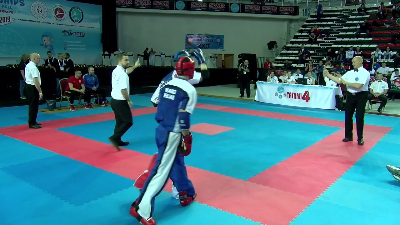 Konstantinos Adamis v Martin Hauser WAKO World Championships 2019
