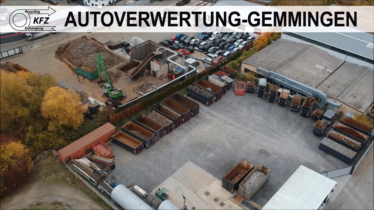 Autoverwertung Gemmingen von oben