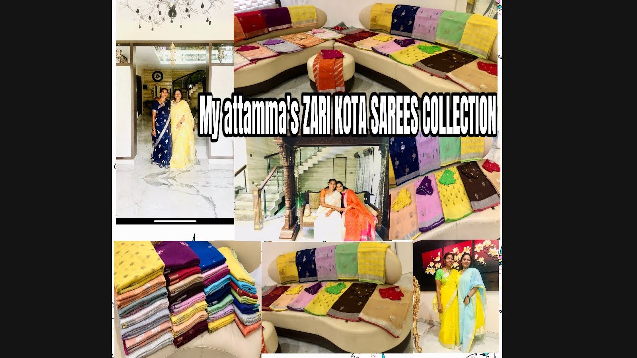 MY ATTAMMA’S ZARI KOTA SAREES COLLECTION 🥻🥻