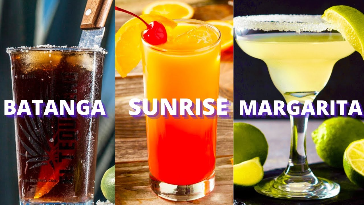 5 cocteles con TEQUILA más FAMOSOS del mundo 🍹| Mentor joglan