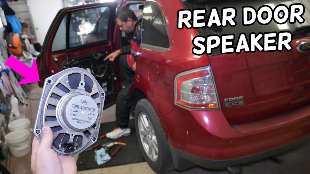 REAR DOOR SPEAKER REMOVAL REPLACEMENT FORD EDGE, LINCOLN MKX