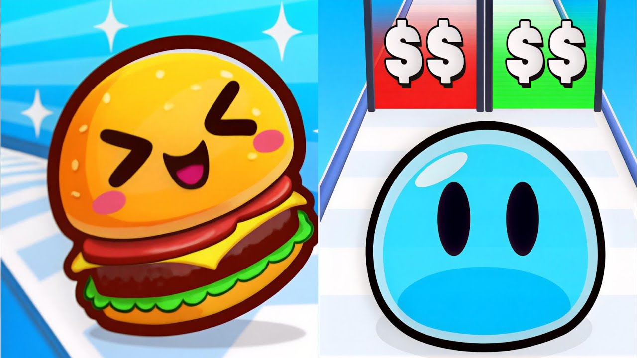 Epic 2026 Gameplay Food Run VS slime Run Race 💥All Level Unlocked 