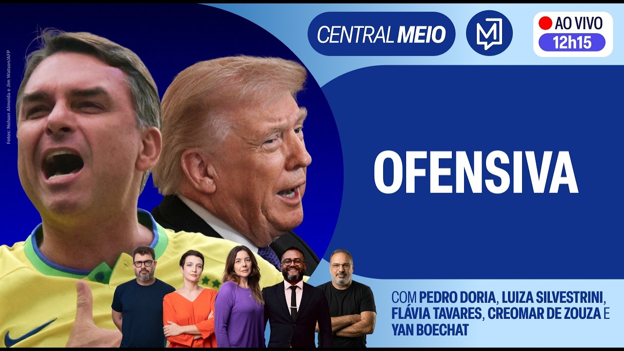 Donald Trump e a guerra no Irã; Flávio Bolsonaro e a corrida eleitoral no Brasil | Central Meio