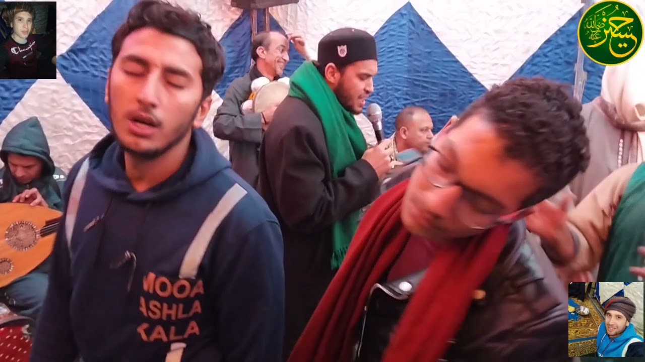 الشيخ محمد حسن عند الشيخ فوزي عبد الحليم ابو ذكرى وحسين سامي غانم