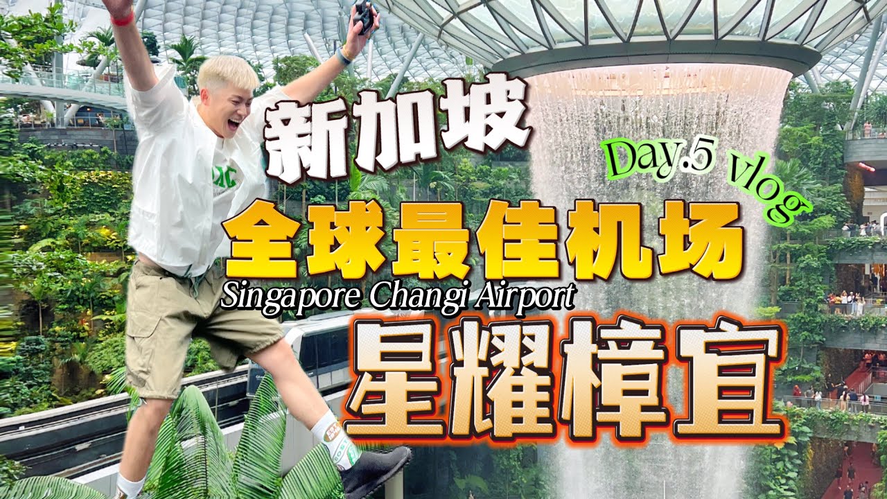 新加坡自由行EP.5🛝全球最美機場 新加坡星耀樟宜機場大瀑布｜空中彈跳網｜鏡子迷宮｜新加坡旅遊｜新加坡自由行｜新加坡vlog｜新加坡攻略｜新加坡景點｜singapore travel｜旅行｜旅遊