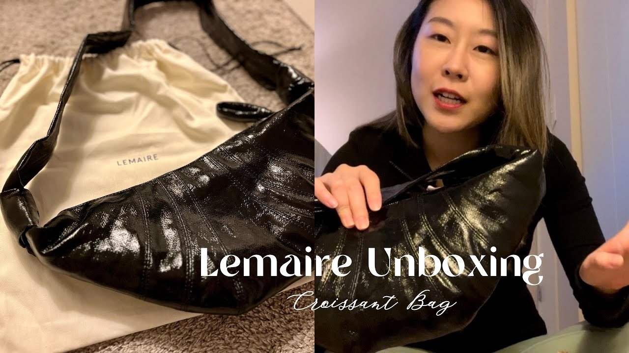 unboxing. lemaire croissant bag 🥐