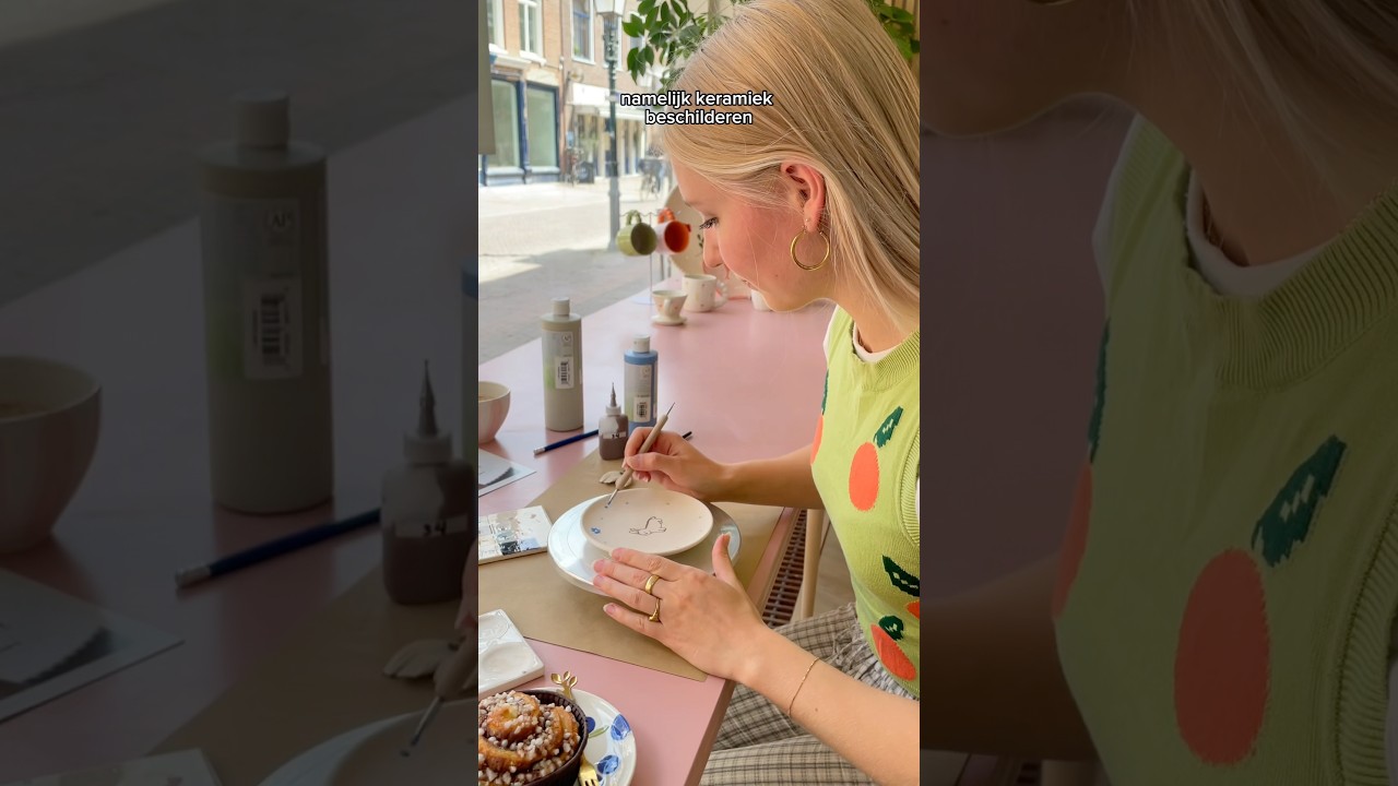 Dit was zoooo leuk!! ❤️🌸🎨 #maakmetmei #keramiek #creatief #date